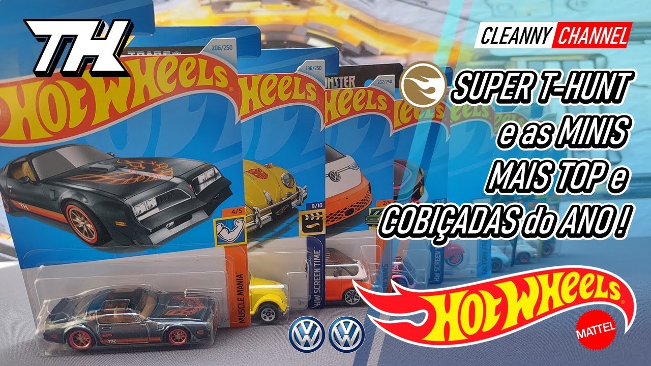HOT WHEELS SUPER T-HUNT, SUPER PROCURADOS e COBIÇADOS do ANO [PT-BR] Cleanny channel 1604