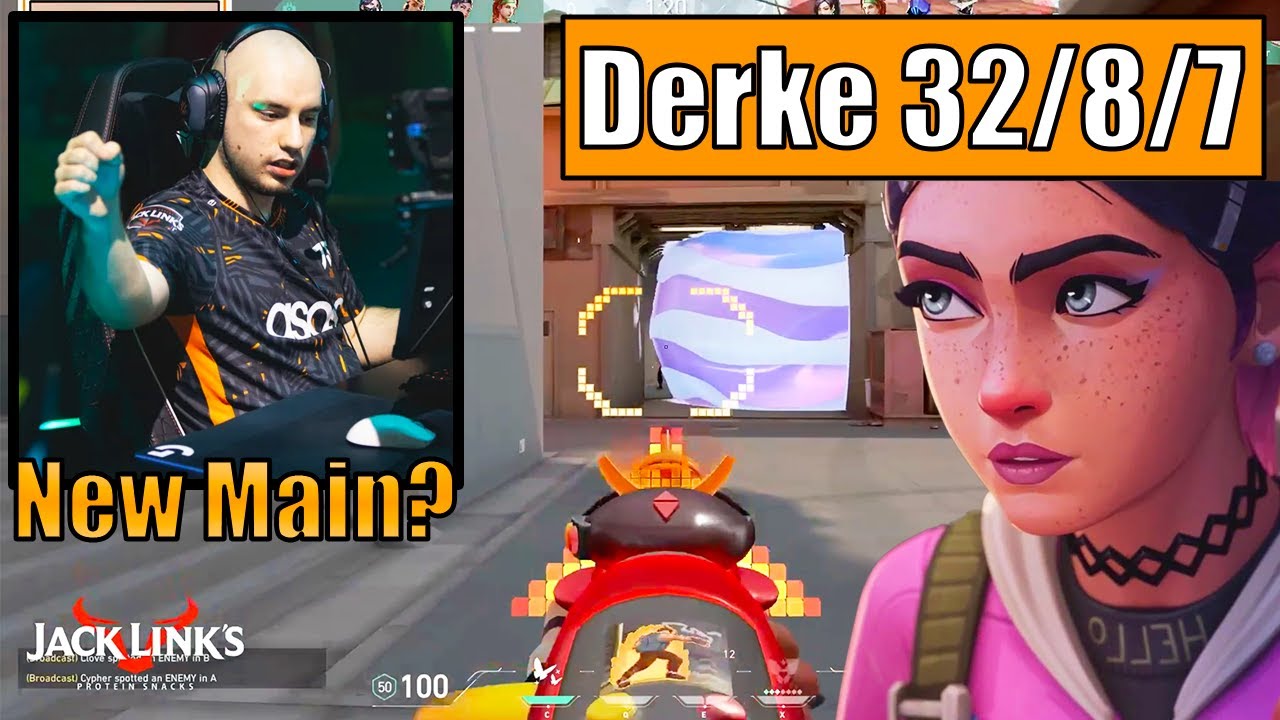 Fnatic Derke Shows How Strong Is New Agent In Ranked ft Chronicle | In Split | On Clove | VALROANT