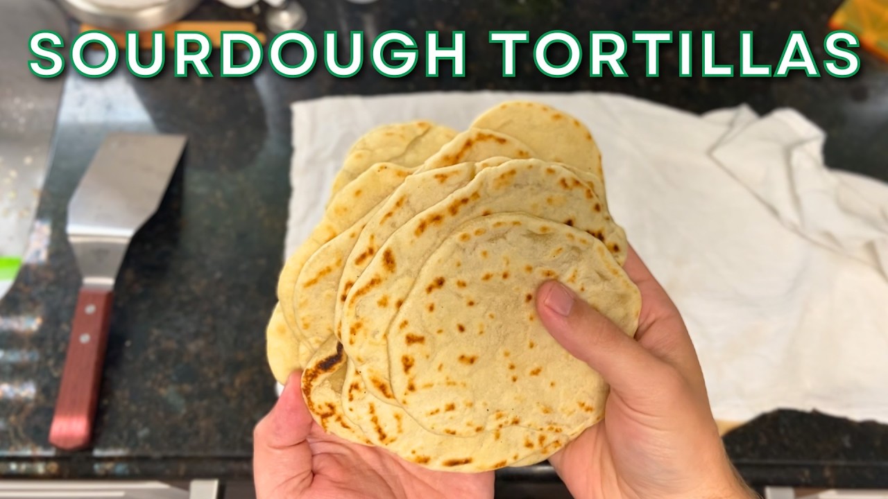 How To Make Sourdough Tortillas | Sourdough Discard Recipe