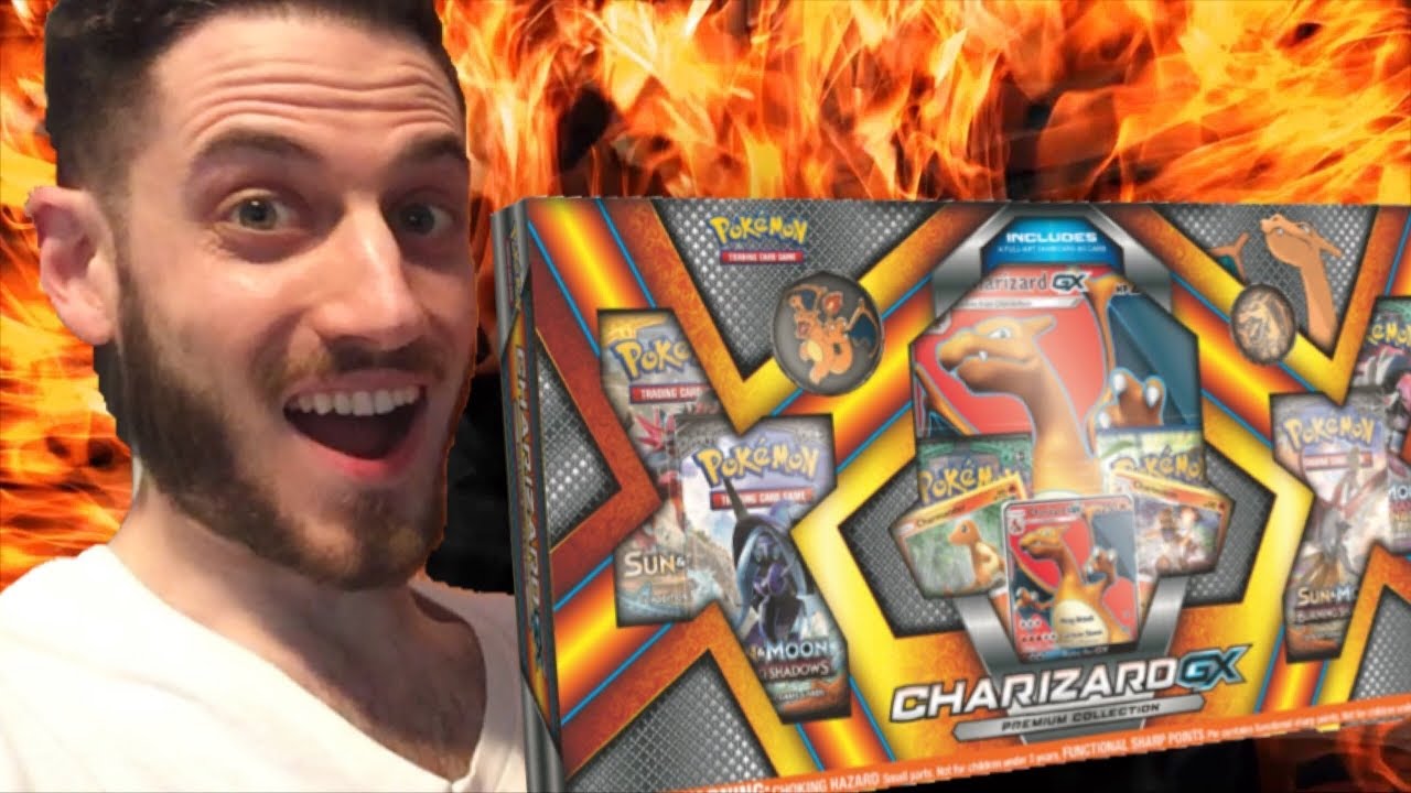 CHARIZARD GX PREMIUM COLLECTION BOX! *EARLY* - Opening the Charizard GX Box - Sun & Moon