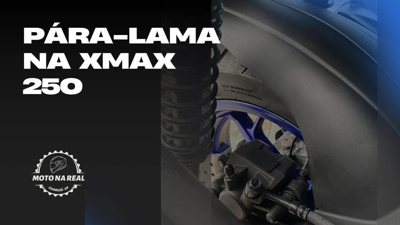 Instalando o para-lama na nova  Xmax 2025