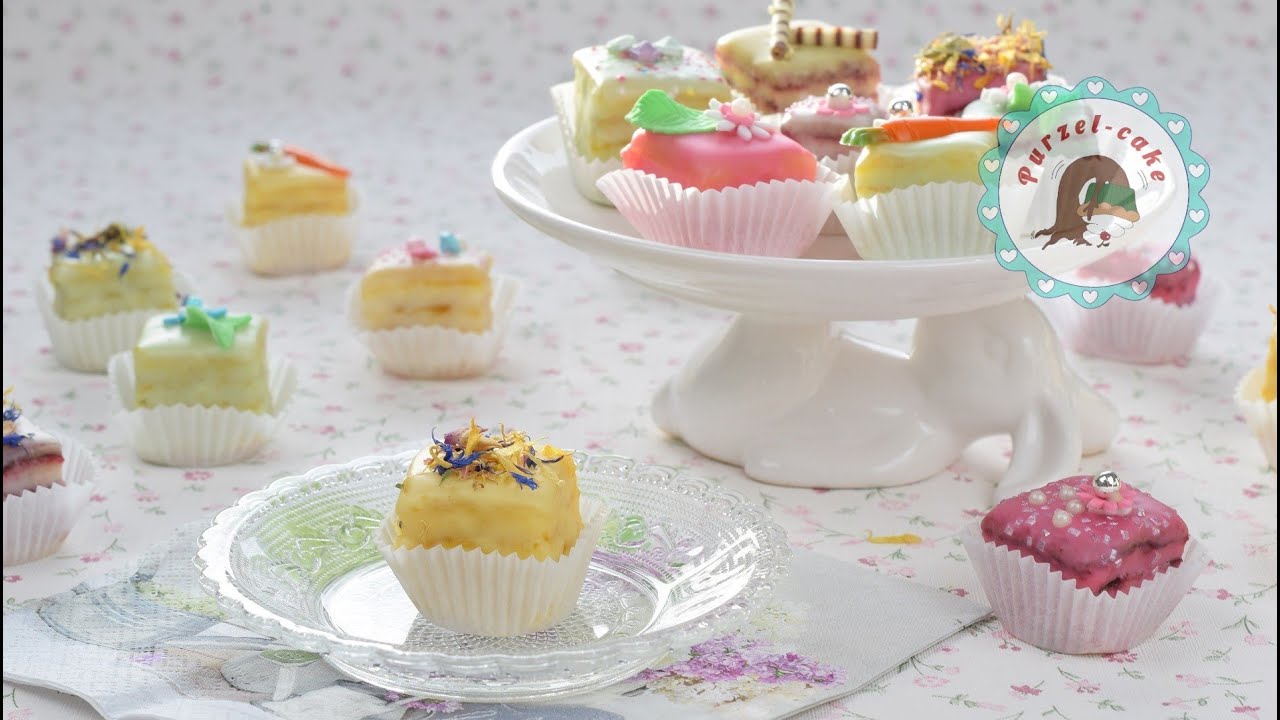 kleine feine Petit Fours / kleine Törtchen / mini Kuchen