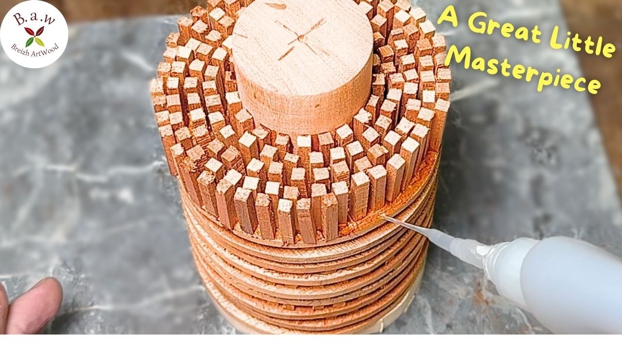 Une préparation minutieuse pour une grande petite pièce - tournage sur bois d'exception 👍