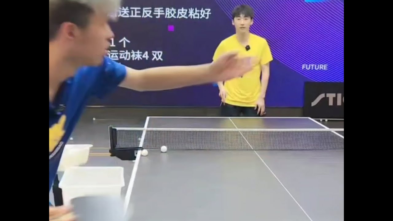 不会接逆旋转发球？一招推挑就搞定！