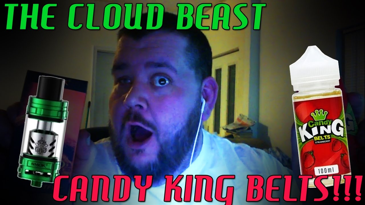 SMOK TFV8 tank (The Cloud Beast) UNBOXING and Candy King Belts tasting! #vapinandlivin