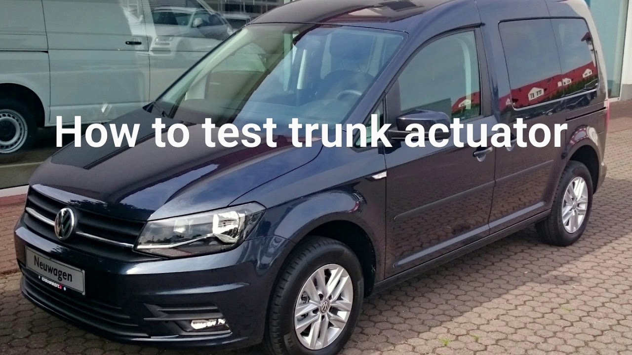 Tips# How to test release actuator for trunk actuator on Caddy mk4 and Transporter T6