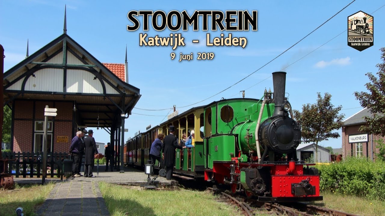 Stoomtrein Katwijk Leiden, 9 juni 2019
