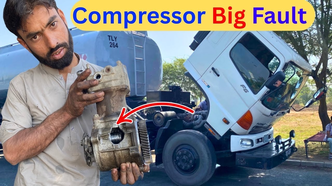 Compressor Tootne Ki Wajah Aur Timing Ka Sahi Tareeqa | Hino FG8J J08E 8c Engine
