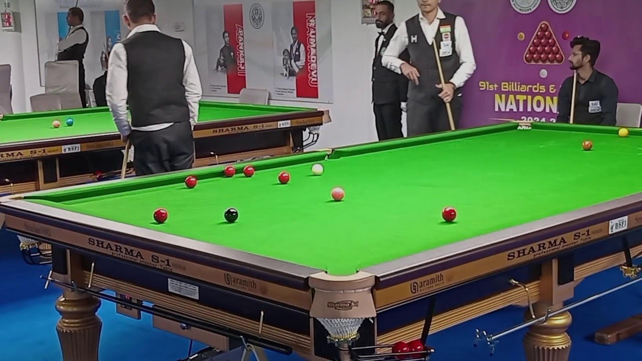 ADITYA MEHTA-PSPB v/s AYUSH MITTAL-UP NATIONAL SNOOKER CHAMPIONSHIP MAIN DRAW