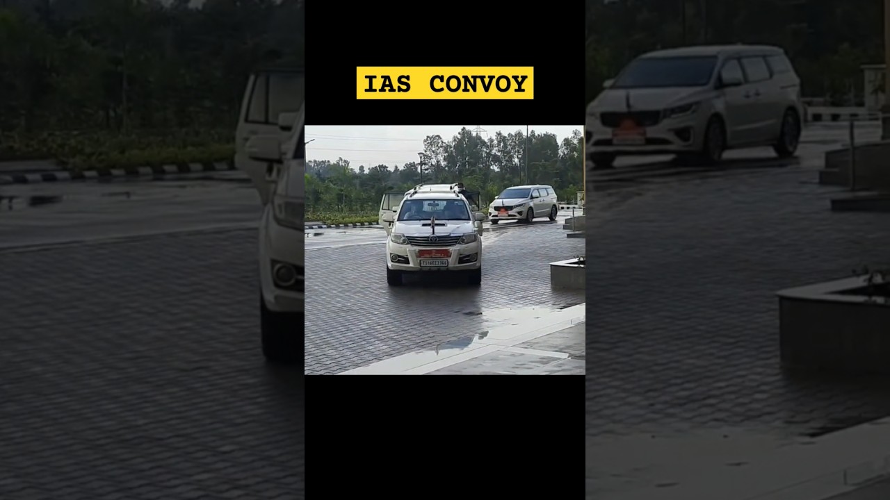 IAS Officers High Security Convoy #ias #ips #upsc #motivation #inspiration #success #shorts