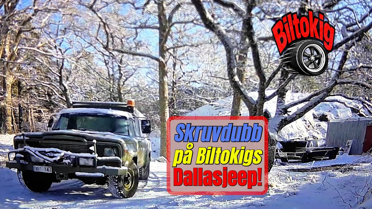 Skruvdubb monterade på Jeepen!