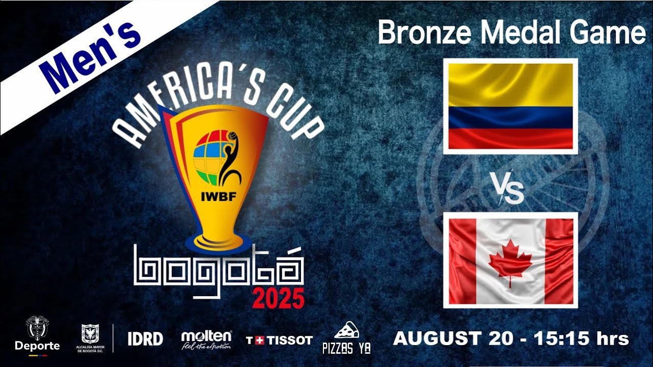 Canada vs Colombia | Bronze Medal Game | 2025 IWBF Men’s Americas Cup