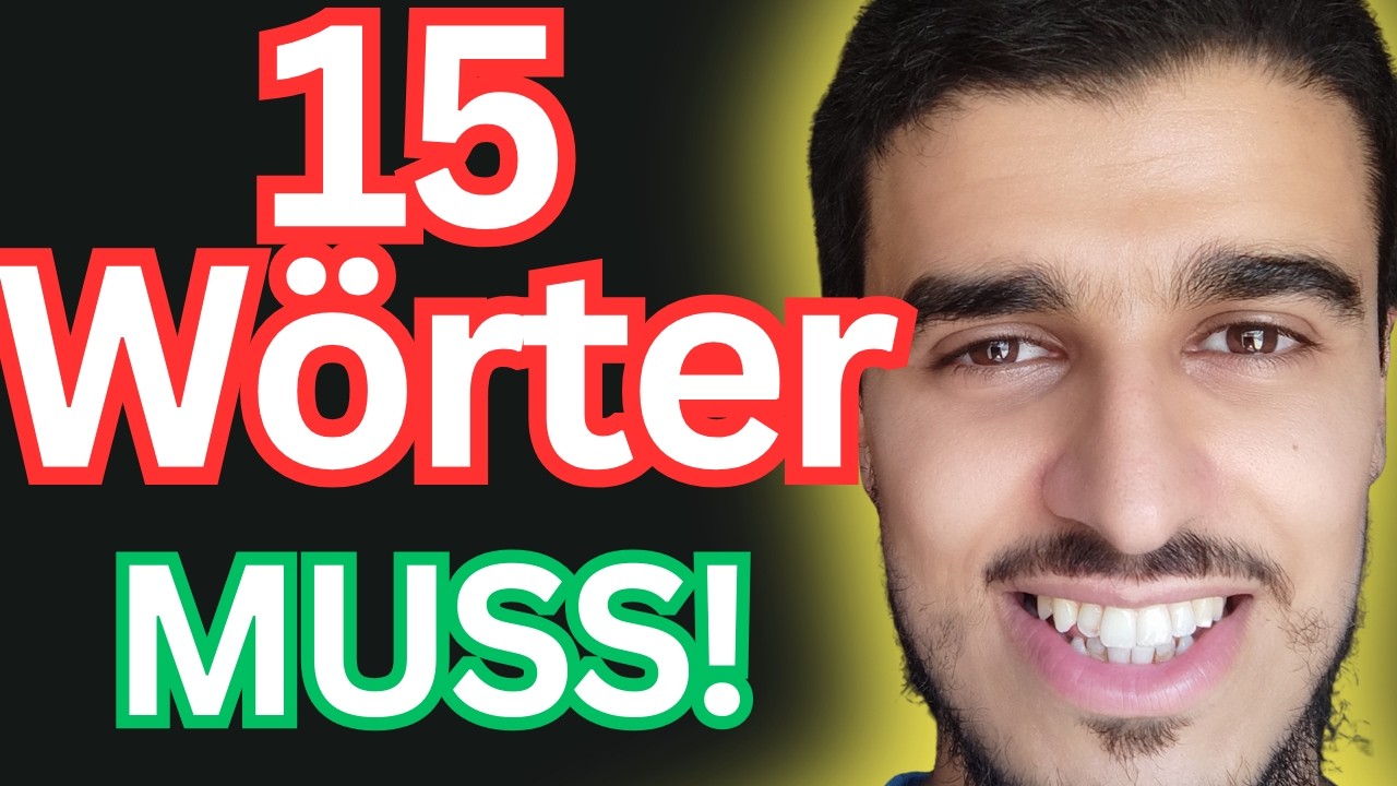 WENN du diese 15 Wörter kennst, ist dein Deutsch SUPER