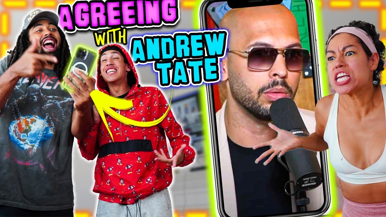 AGREEING with ANDREW TATE in front OF MY GIRLFRIEND & TEACHING OUR SON (PRANK)🤣🤣