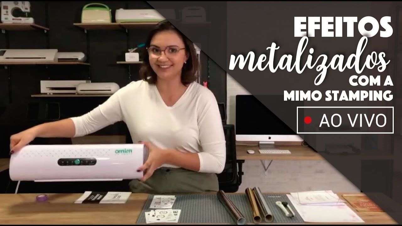 Como fazer efeitos metalizadas usando a Mimo Stamping?