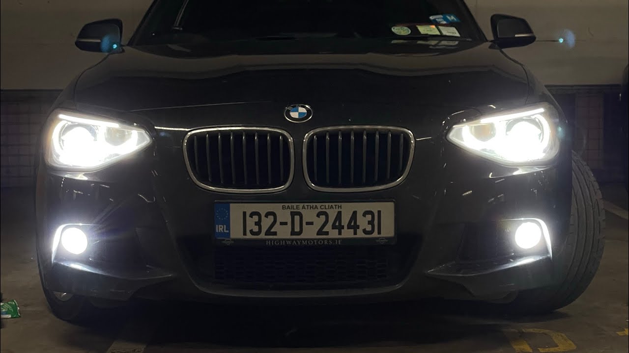 BMW 1 Series F20 fog lights LED retrofit