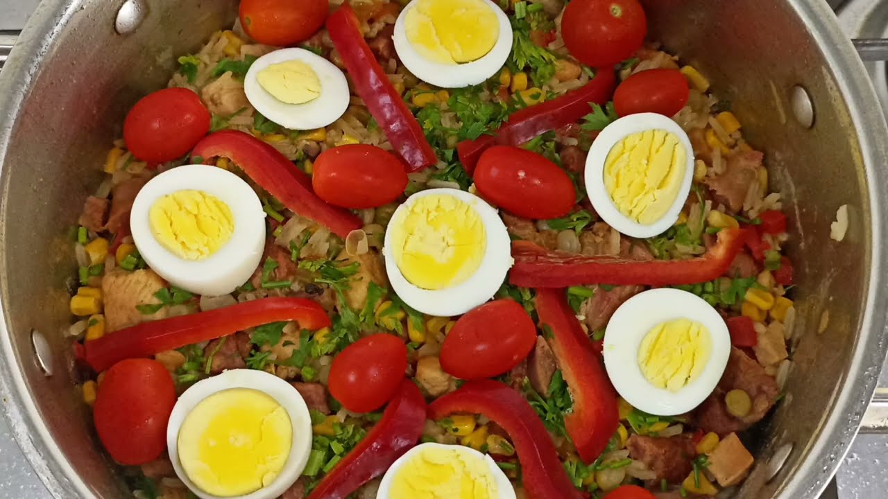 APRENDA A FAZER PAELLA CAIPIRA | EM UMA PANELA SÓ| REFEIÇÃO COMPLETA E SABOROSA - Alho na Panela