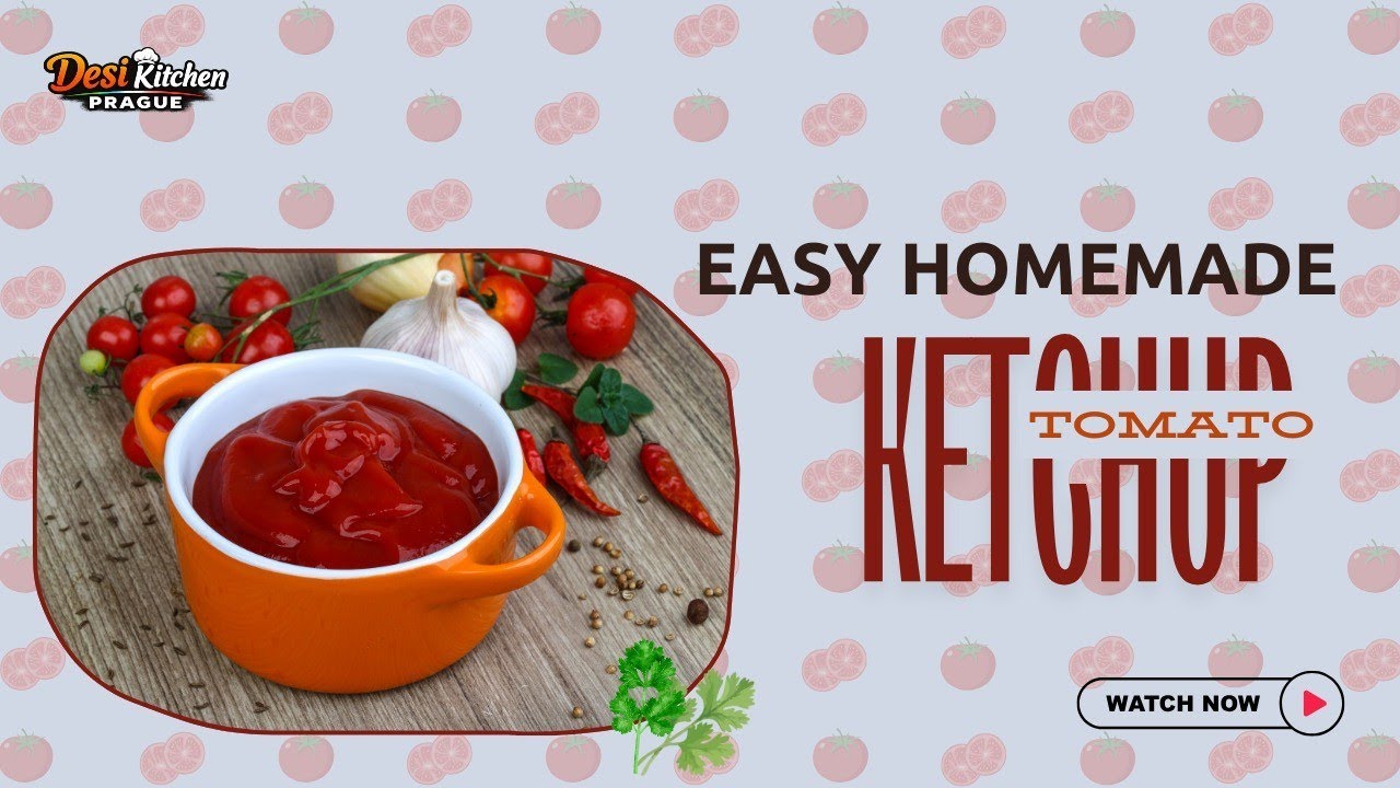 Homemade Tomato Ketchup 🍅✨No preservatives #DesiKitchen #EasyRecipes #RamadanRecipes