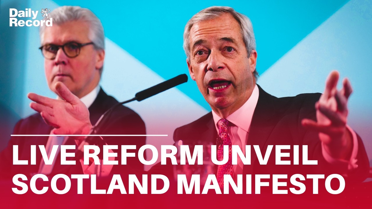 LIVE | Nigel Farage and Malcolm Offord launch Reform UK Scotland manifesto