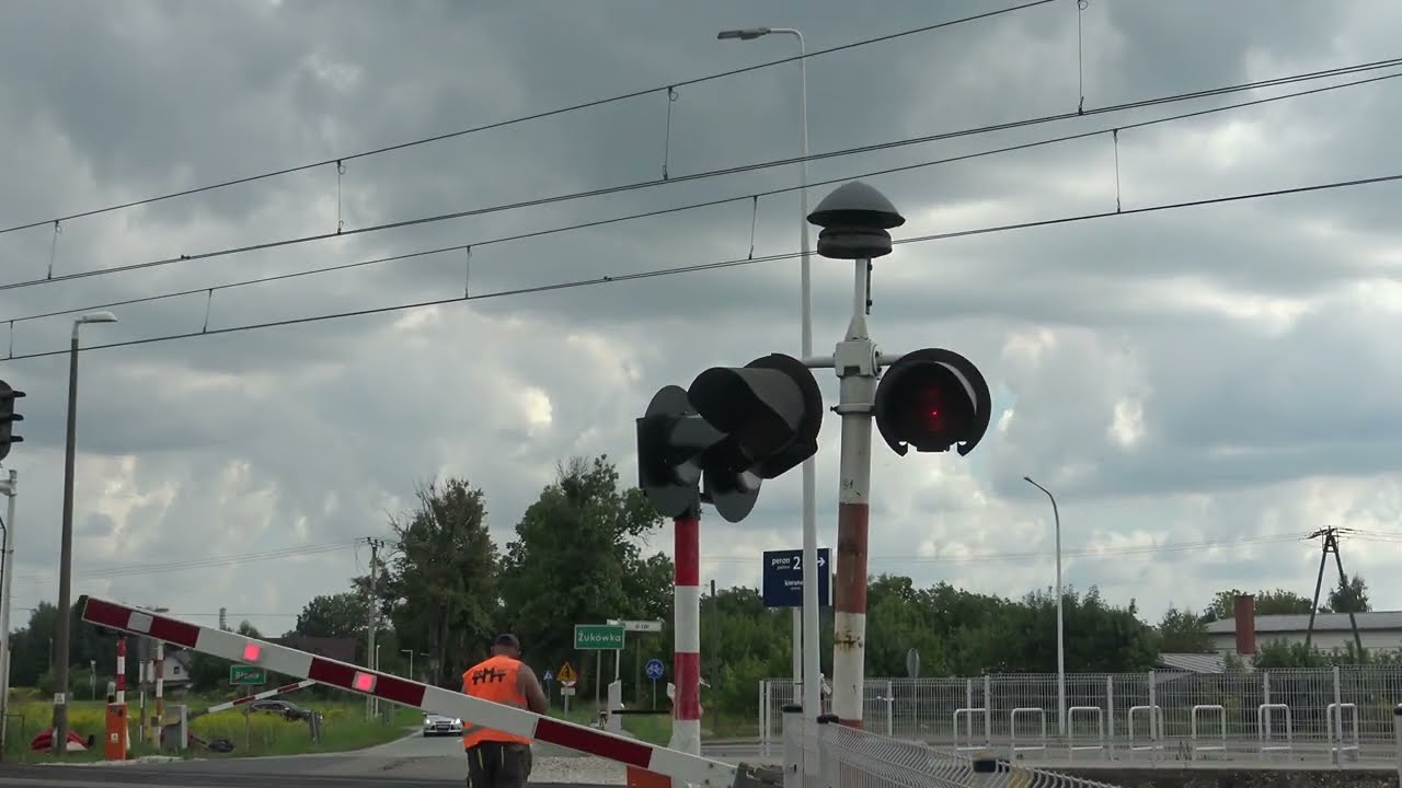 Railroad crossing of Błonie Rokitno, Poland/Błonie Rokitno geležinkelio pervaža, Lenkijoje
