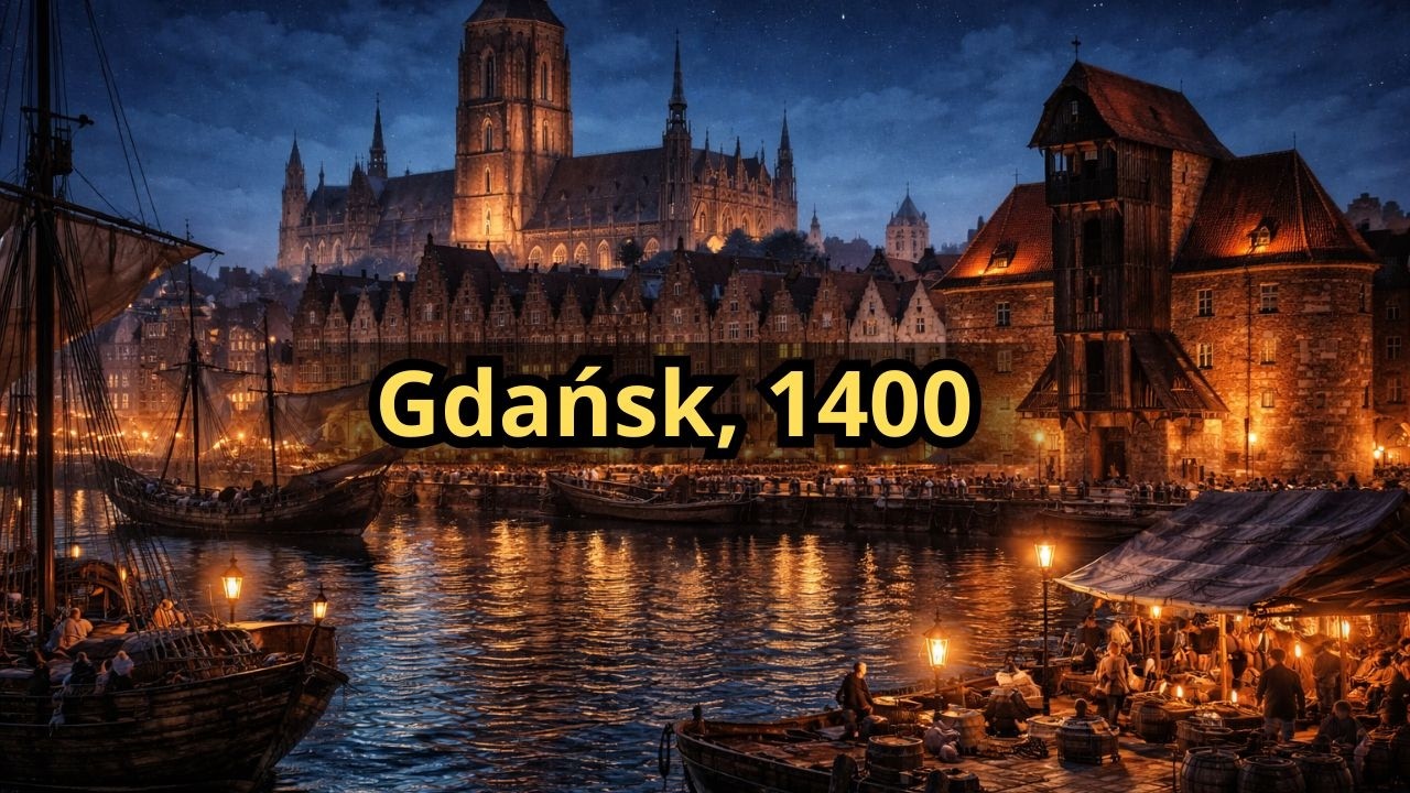 Budzę się w Gdańsku w roku 1400 – zrekonstruowany przez AI