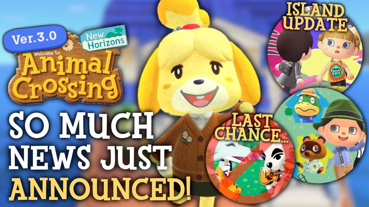 So Much News JUST Announced For Animal Crossing Today!