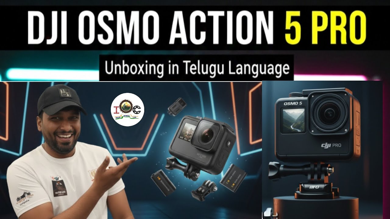 DJI OSMO ACTION 5 PRO - Unboxing in Telugu Language 