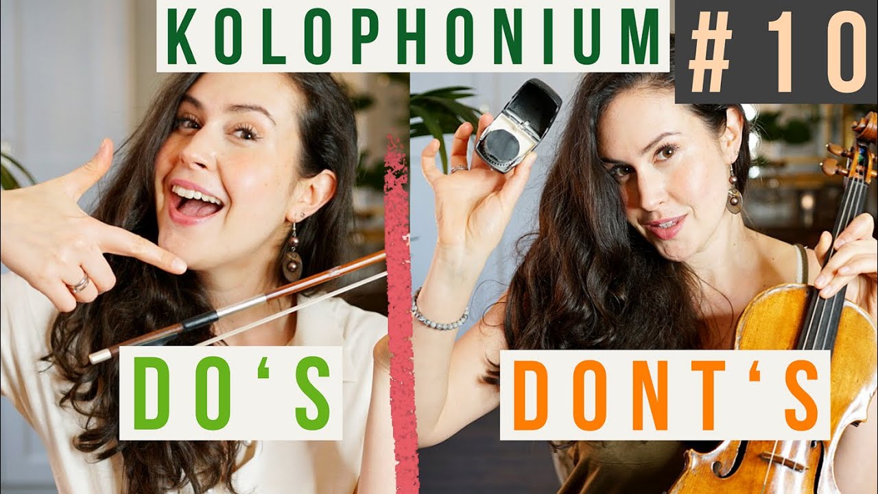 Tipps & Tricks beim Kolophonium für die Geige | Geige lernen # 10
