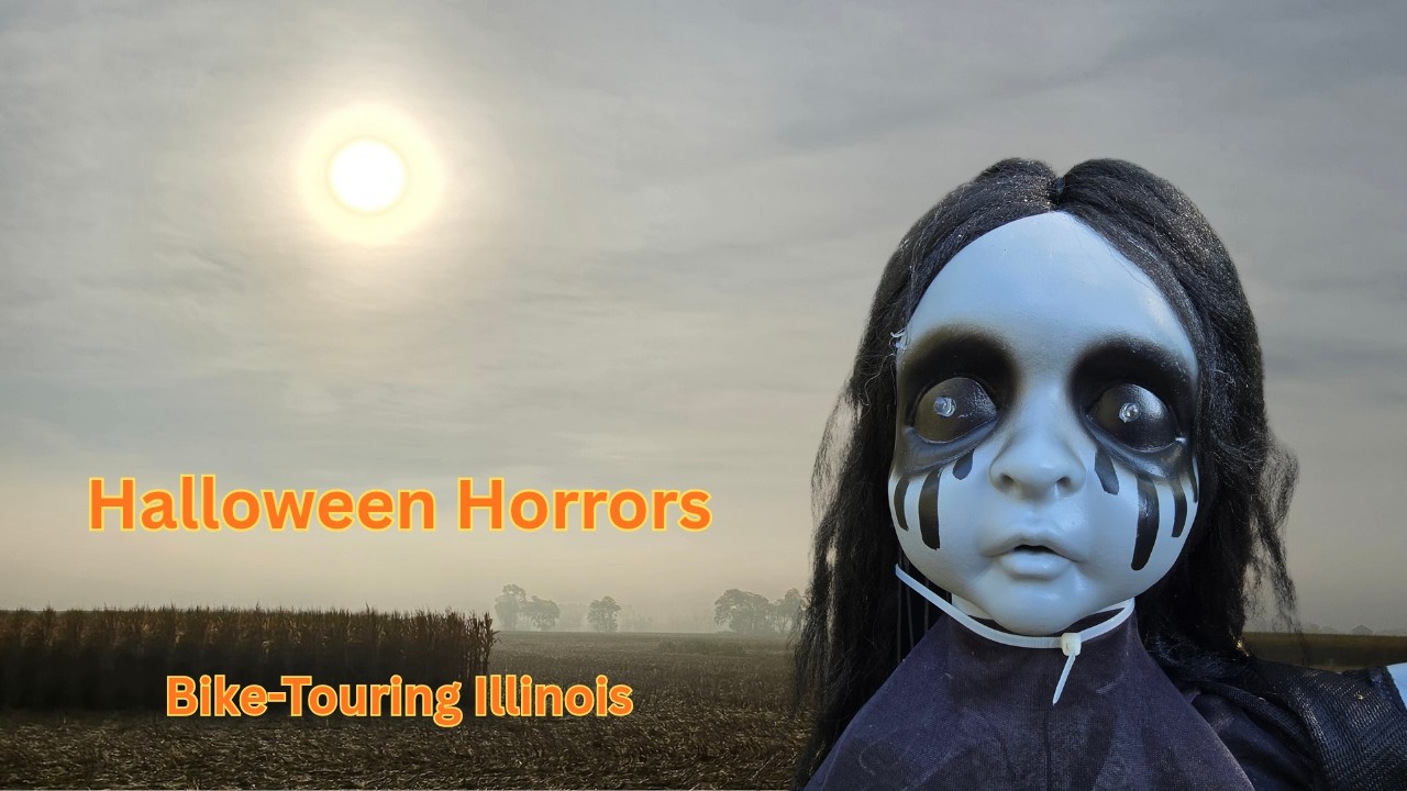 Halloween Horrors, Illinois. Bike-Touring USA #21