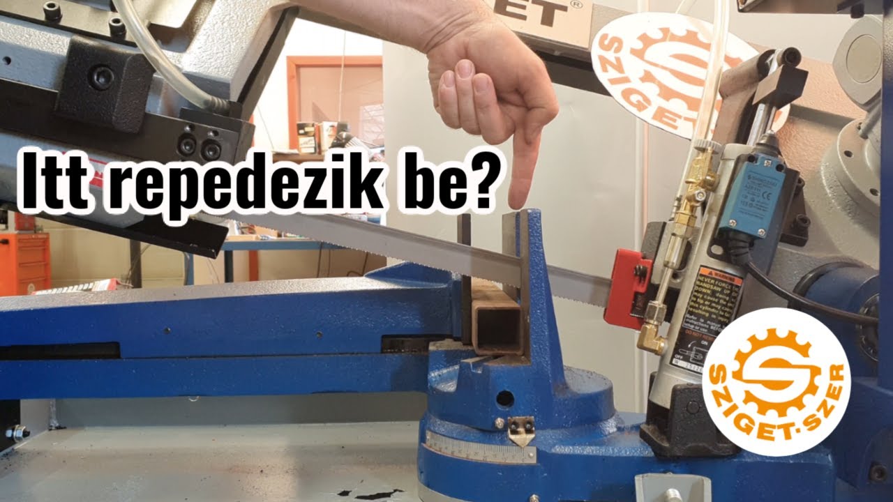 Miért repedezik be hátulról a szalagfűrészlap? Fémvágó szalagfűrész beállítása