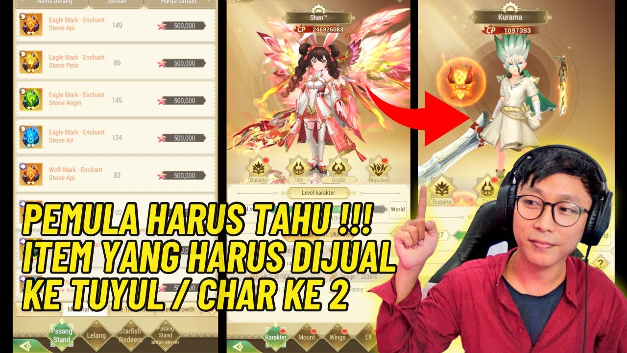 RECOMENDED ITEM YANG DIJUAL KE TUYUL DRAGON HUNTERS HEROES LEGEND