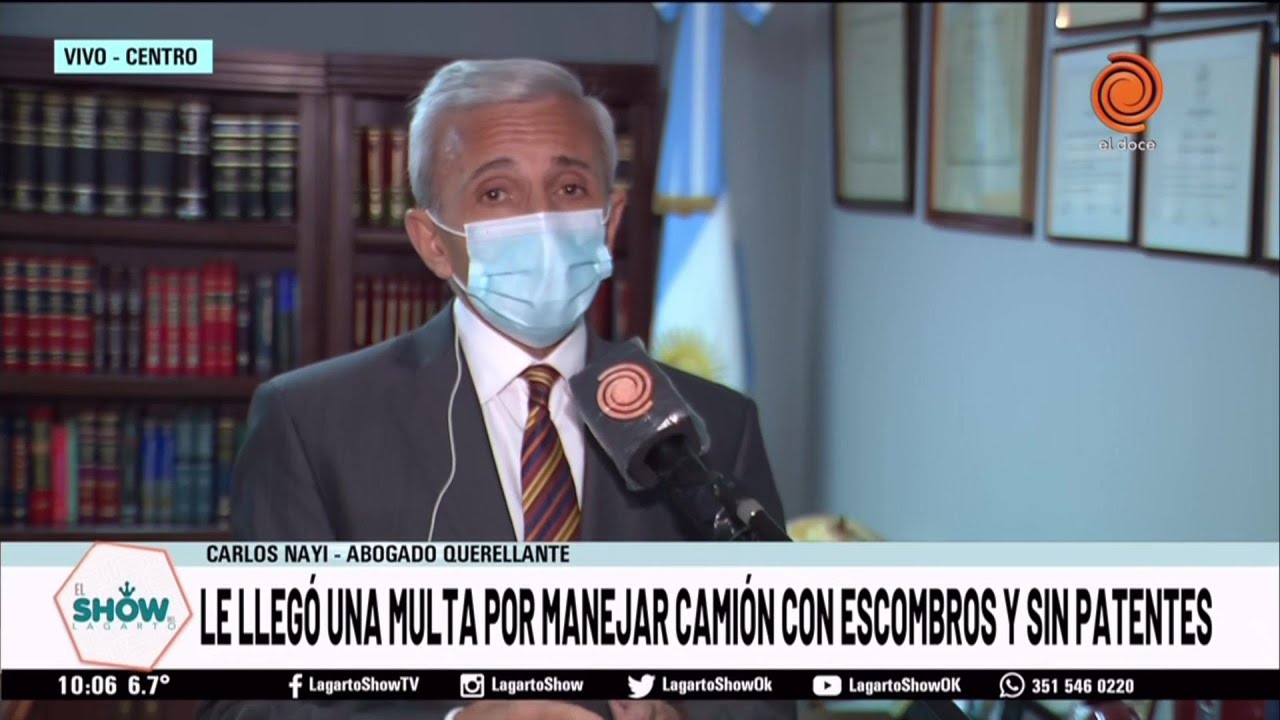 Le llegó una multa de Policía Caminera por una infracción que nunca cometió