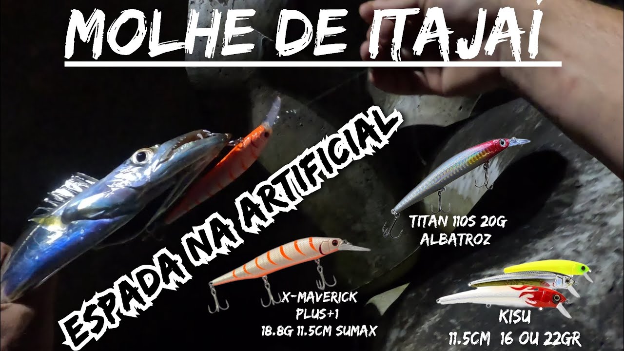 PESCARIA NOTURNA DE ESPADAS ,COM ARTIFICIAL. MOLHE DE ITAJA&Iacute;. 