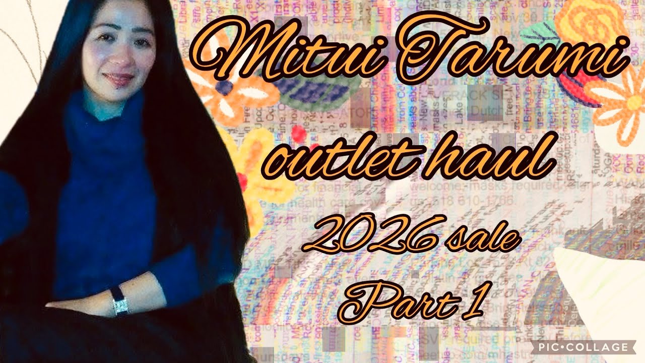 Mitsui outlet haul part 1 winter sale 2026 🇯🇵❤️2/17