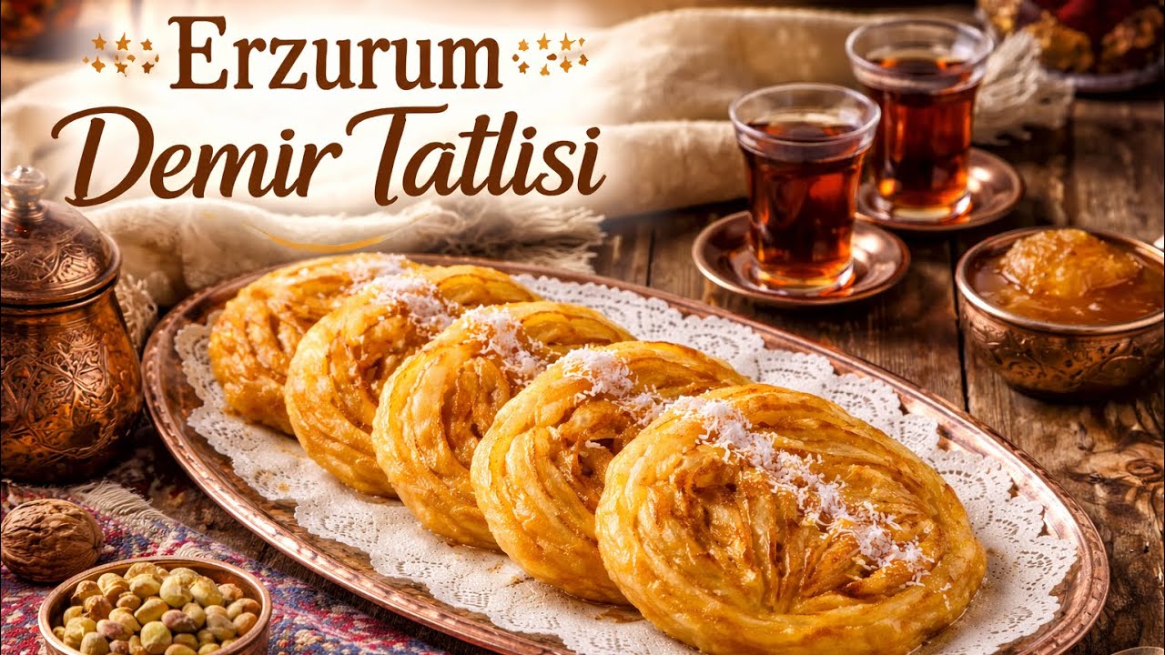 ￼yöresel erzurum demir tatlısı 