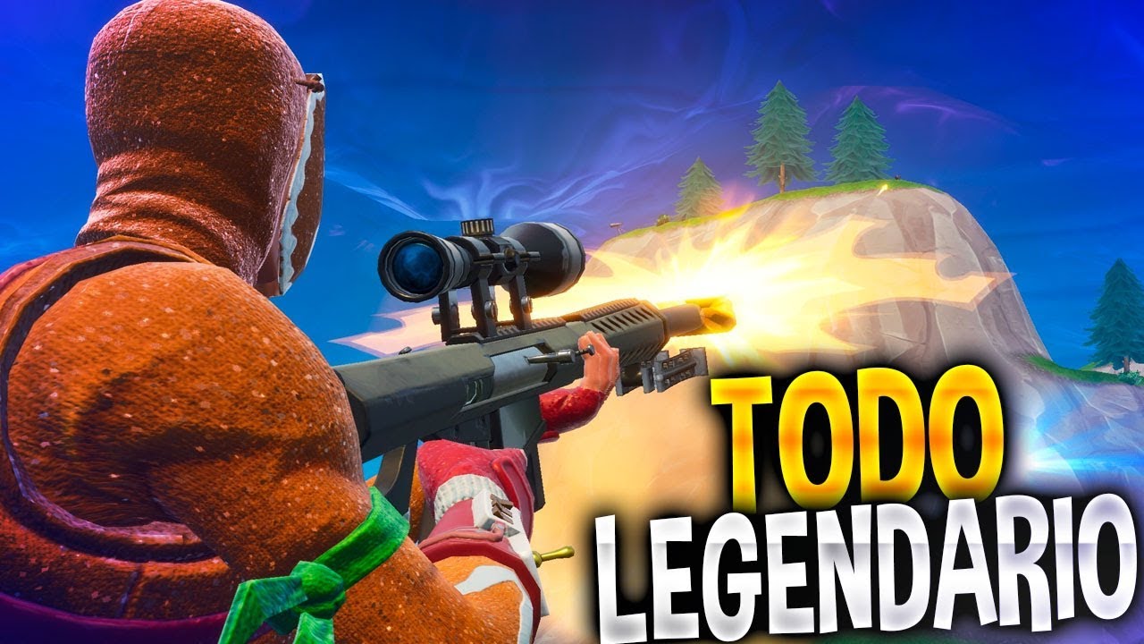 TERMINAMOS con TODO LEGENDARIO!! | FORTNITE: Battle Royale | Rubinho vlc