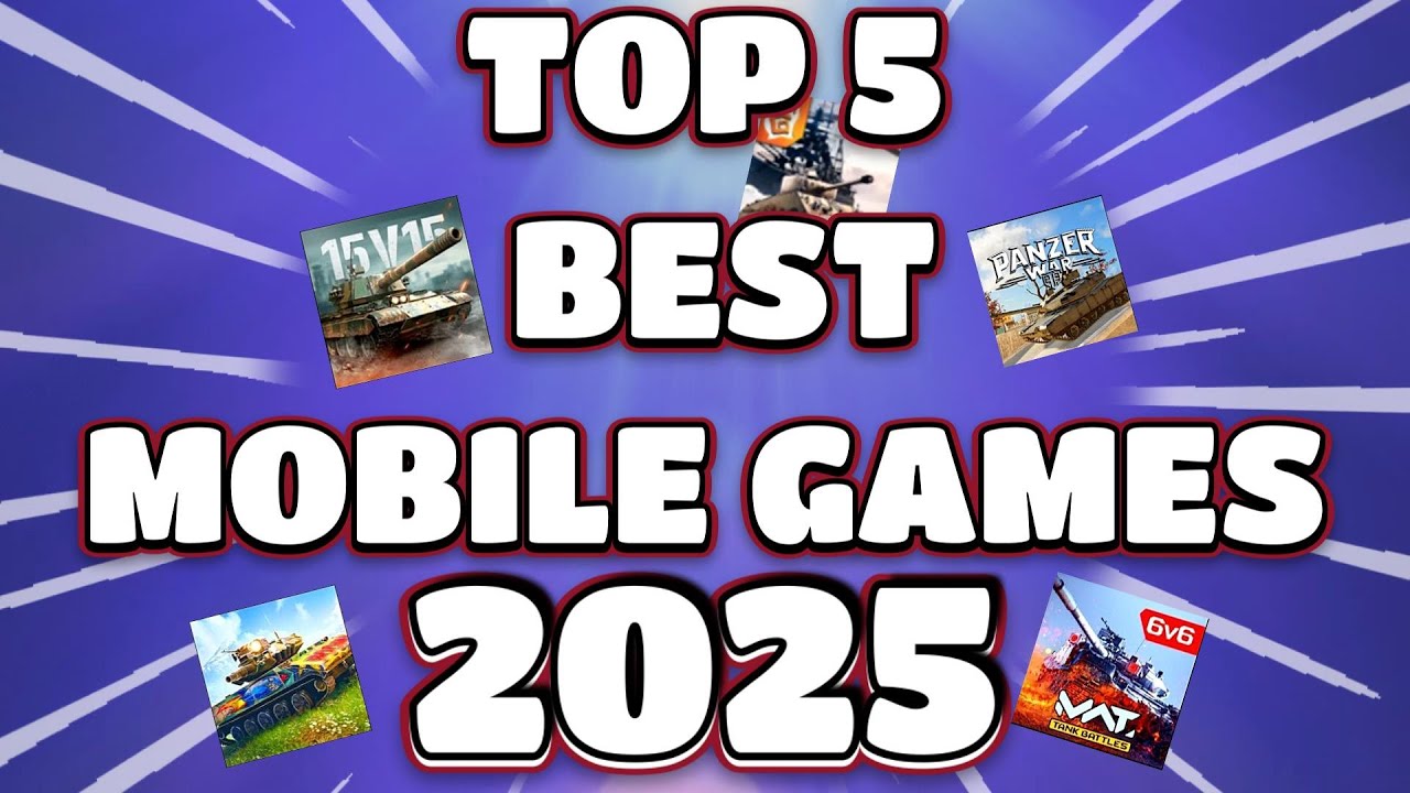 TOP 5 Best Tanks GAMES on Mobile Devices in 2025