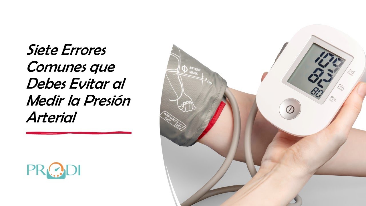 7 errores a evitar con la medición de la presión arterial