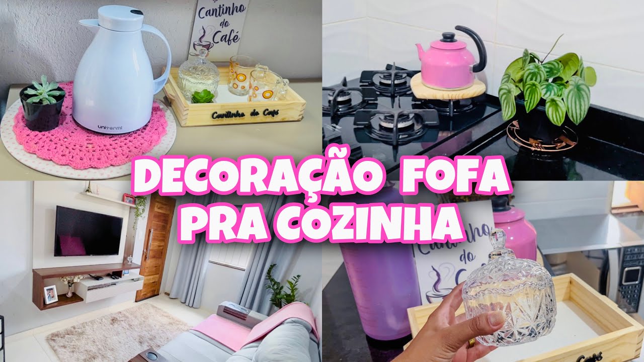 🏠 DECORAÇÃO NOVA PARA A COZINHA 💕 + ORGANIZAÇÃO DA CASA / ORGANIZANDO A COZINHA cantinho do café