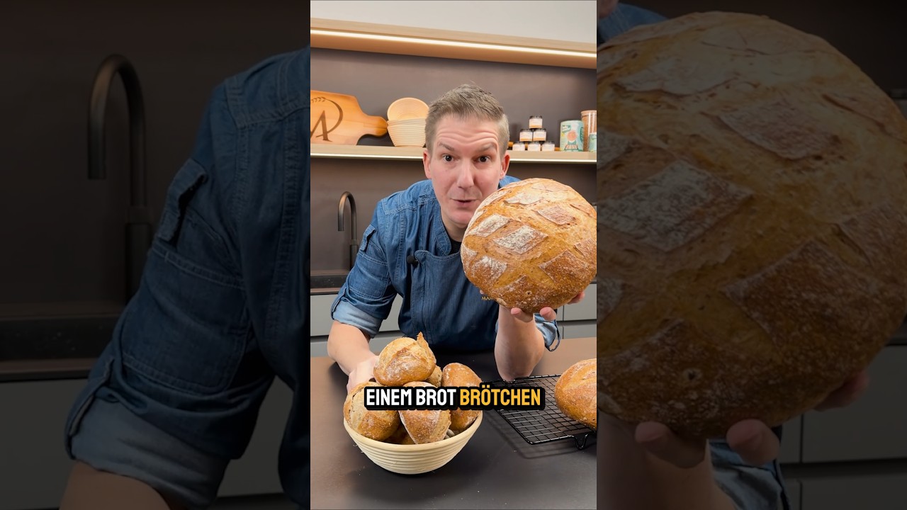 Brotteig als Brötchen backen und umgekehrt - 3 Tipps #shorts #einfachbacken #backen