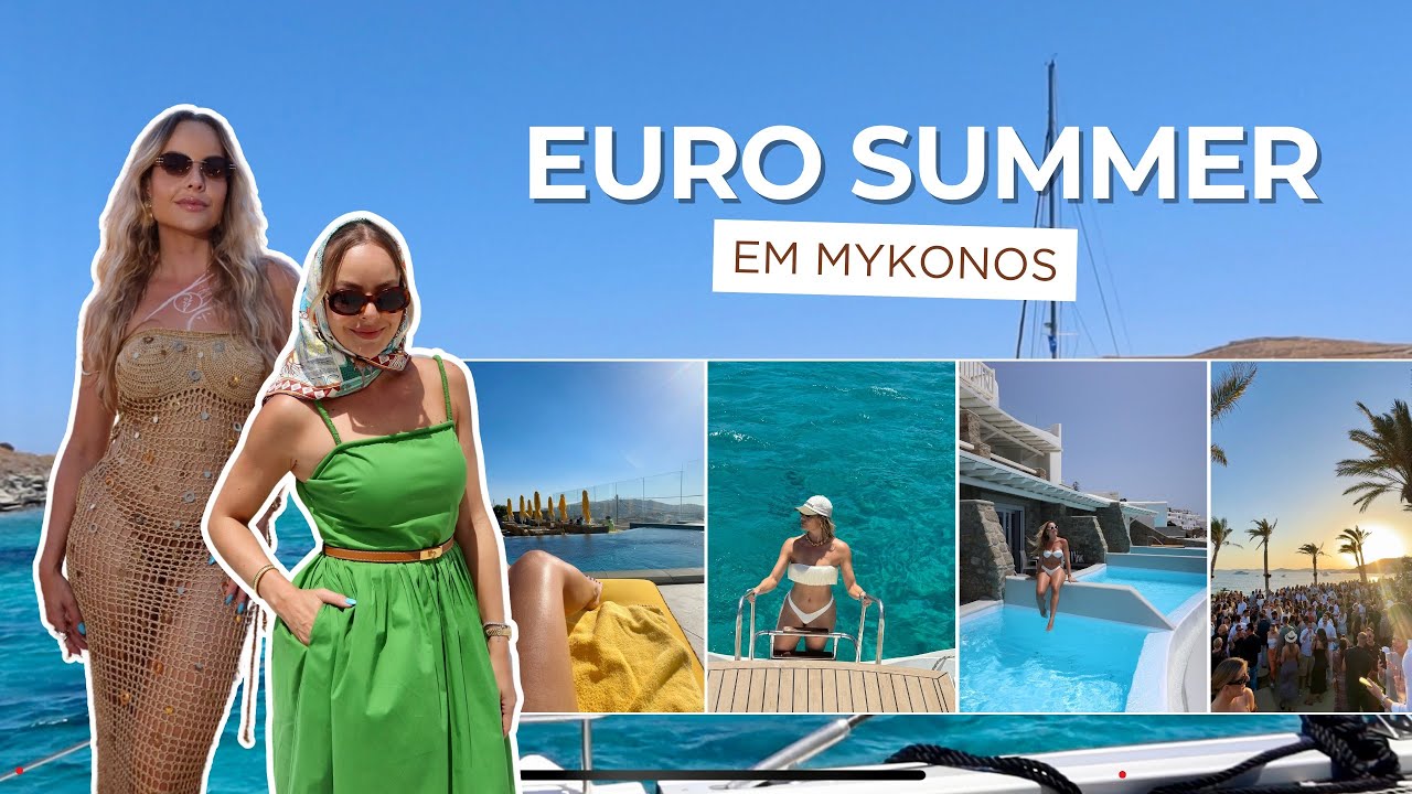 Vlog: EURO SUMMER em MYKONOS - Dicas de RESTAURANTES, BEACH CLUBS, HOTÉIS E MAIS! | Layla Monteiro