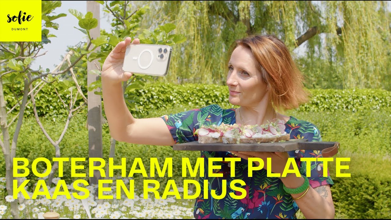Smaakvolle boterham met platte kaas en radijs 🥪 | Sofie Dumont