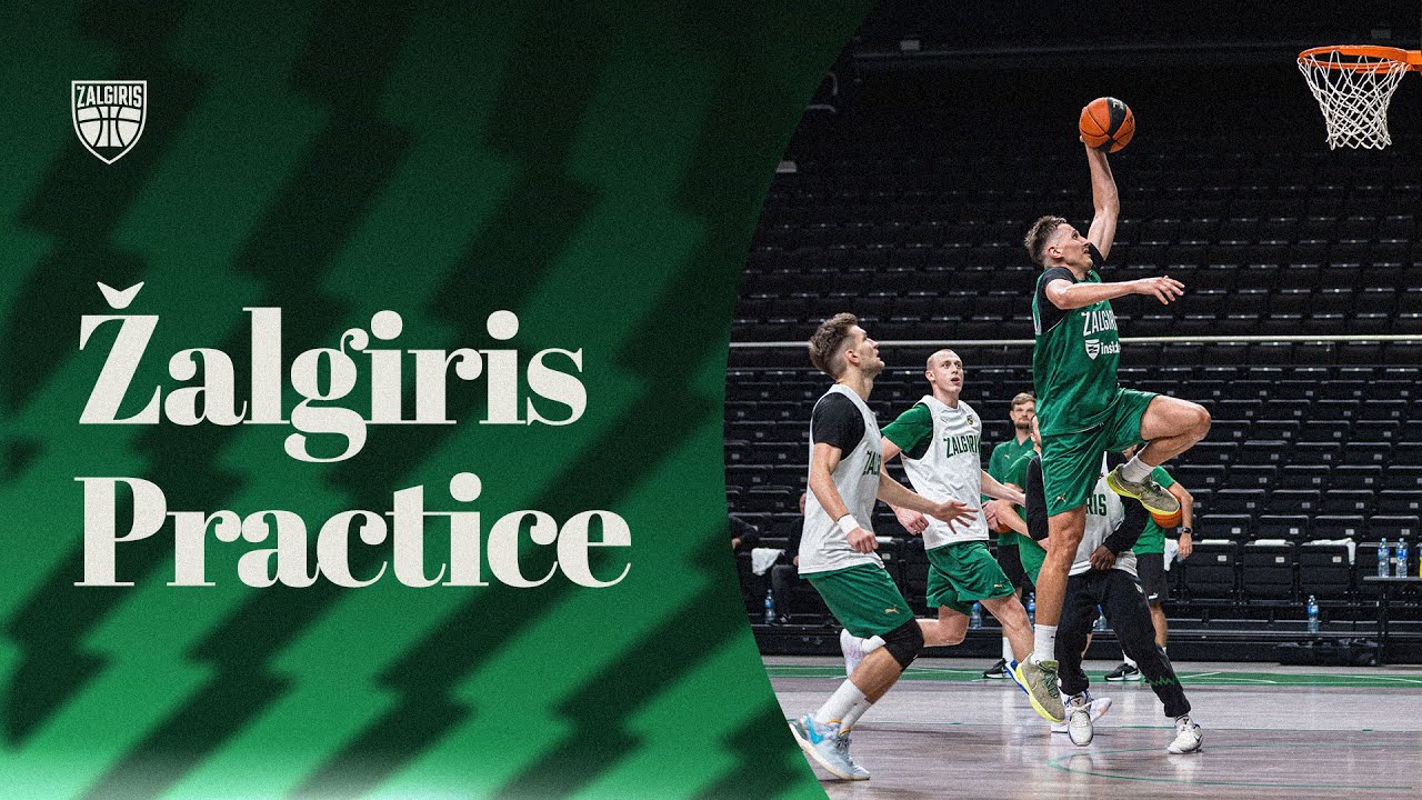 First practice in renewed Žalgirio Arena