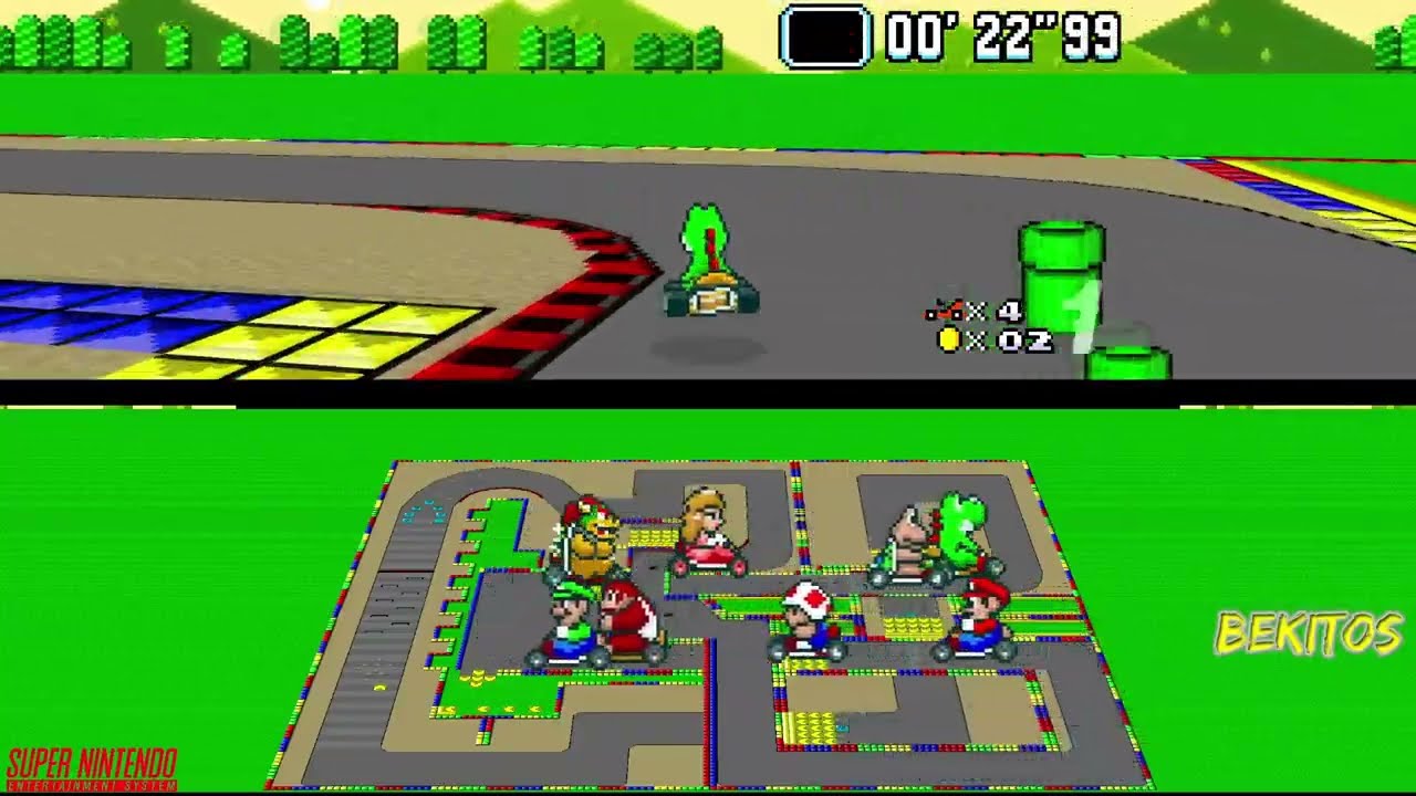 Super Mario Kart Sylvain (Super Mario Kart Hack)