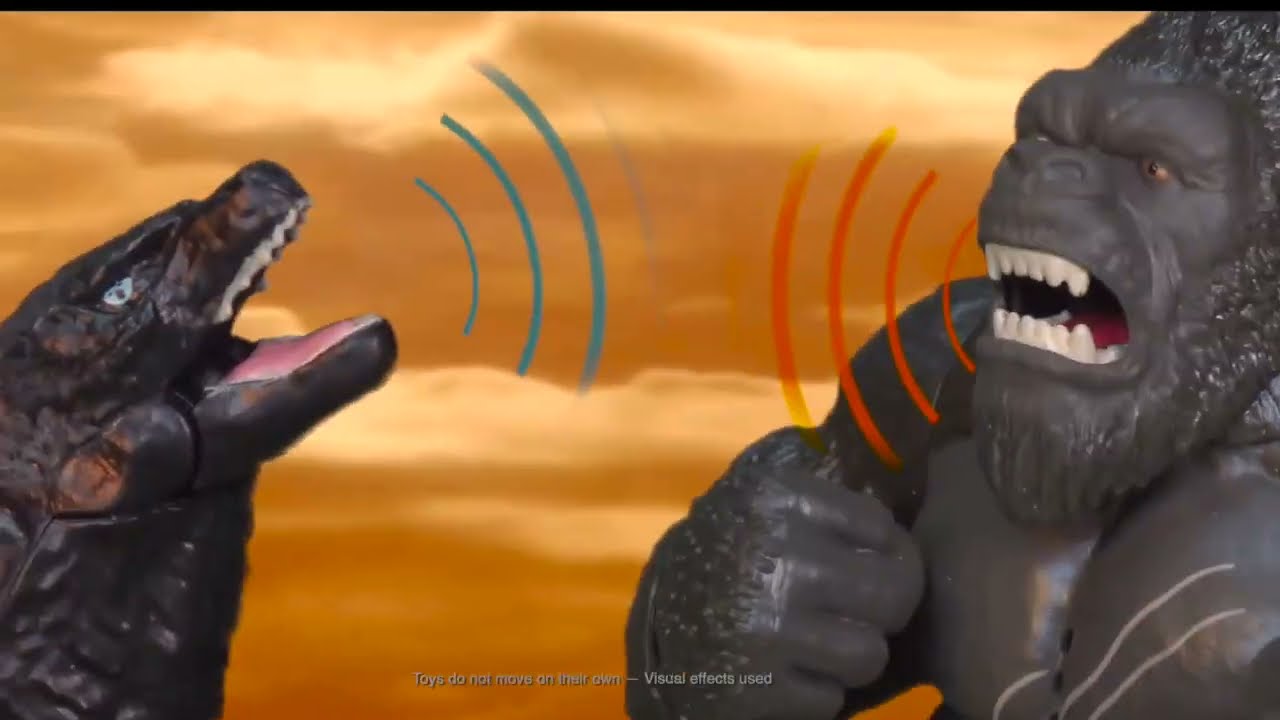 Monsterverse Battle Roar Kong and Godzilla