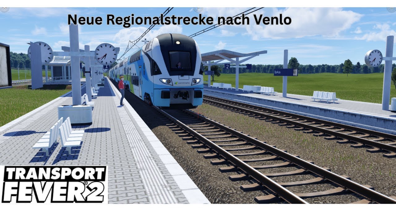 Transport Fever 2 | Neue Regionalstrecke nach Venlo von Münster aus | S02 F13 | NRW Map