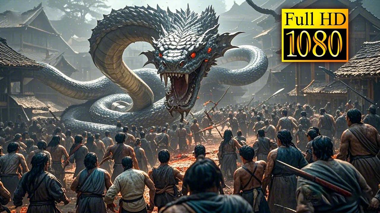 【变异巨蟒 | Mutant Python】1条蛇王 vs 100个村民，血肉横飞的复仇之战！#惊悚 #灾难 #怪兽 #经典奇遇记