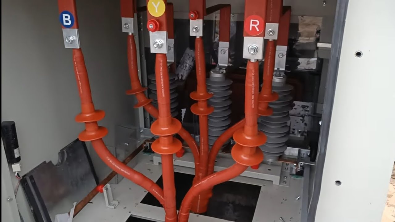 End Termination of 33KV 3CX120SQMM HT Cable, #cable Jointing training, Transformer Cable Termination