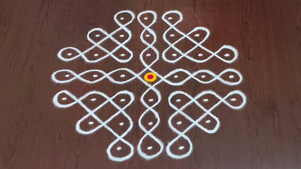 7dots melikala muggulu|easy rangoli|daily chukkala muggulu||sikku,kambhi,neli kolams|#Nice Rangoli