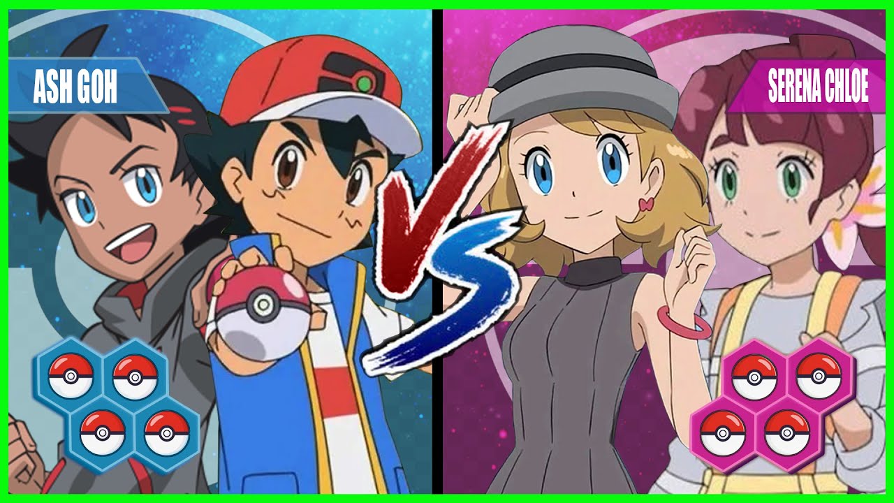 Pok&eacute;mon Battle Pedia: ASH and GOH Vs. SERENA and CHLOE